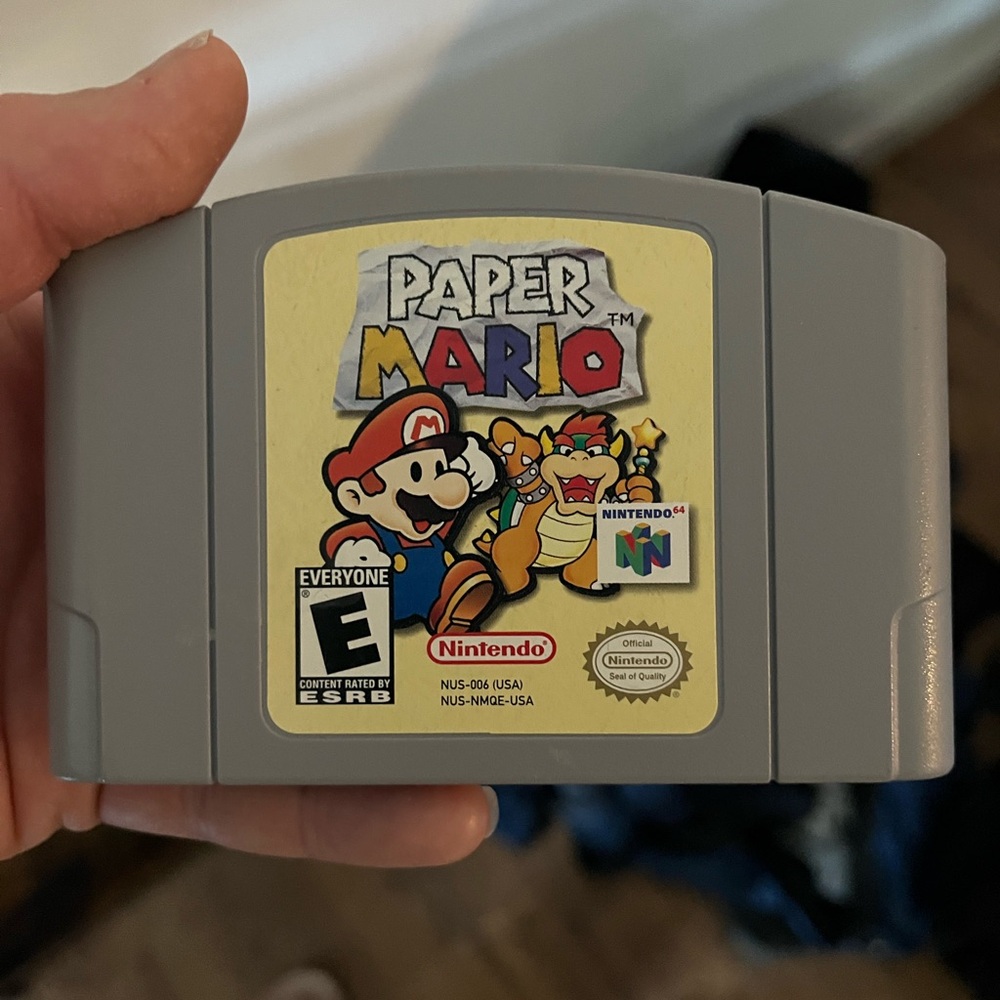 Paper Mario Nintendo 64 Game